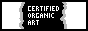Certified Organic Art button