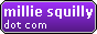 millie squilly dot com button